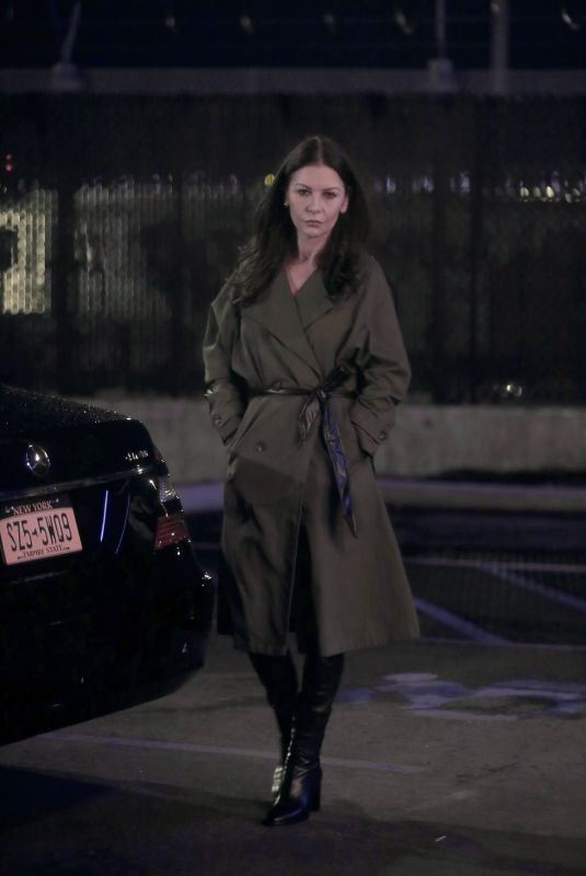 CATHERINE ZETA JONES on the Set of Prodigal Son in New York 04/19/2021