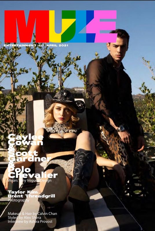 CAYLEE COWAN in Muze Magazine, April 2021