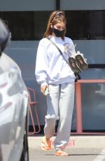 CHANTEL JEFFRIES Leaves a Nail Salon in West Hollywood 04/27/2021