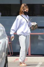 CHANTEL JEFFRIES Leaves a Nail Salon in West Hollywood 04/27/2021