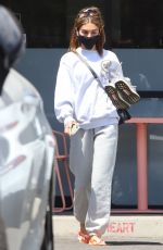 CHANTEL JEFFRIES Leaves a Nail Salon in West Hollywood 04/27/2021