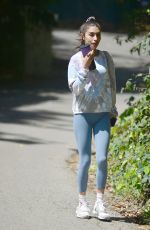 CHANTEL JEFFRIES Leaves Alex Fine Gym in Los Angeles 04/05/2021