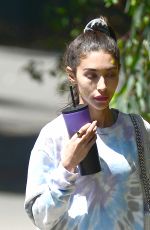CHANTEL JEFFRIES Leaves Alex Fine Gym in Los Angeles 04/05/2021