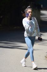 CHANTEL JEFFRIES Leaves Alex Fine Gym in Los Angeles 04/05/2021