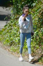 CHANTEL JEFFRIES Leaves Alex Fine Gym in Los Angeles 04/05/2021