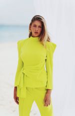 CHARLIZE WRIGHT on the Set of a Photoshoot, March 2021