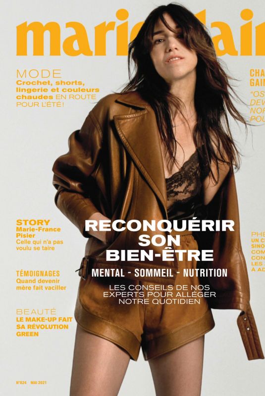 CHARLOTTE GAINSBOURGH in Marie Claire Magazine, France May 2021