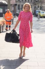 CHARLOTTE HAWKINS Arrives at Global Radio in London 04/30/2021