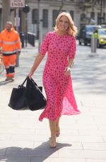 CHARLOTTE HAWKINS Arrives at Global Radio in London 04/30/2021