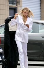 CHARLOTTE MCKINNEY Heading to a Photoshoot in Los Angeles 04/21/2021