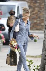 CHARLOTTE MCKINNEY Out for Flowers and Coffee in Los Angeles 04/05/2021