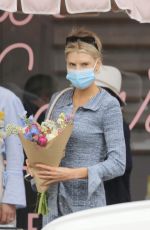 CHARLOTTE MCKINNEY Out for Flowers and Coffee in Los Angeles 04/05/2021