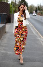 CHLOE BROCKETT on the Set of  The Only Way is Essex 04/29/2021