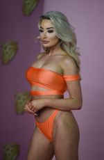 CHLOE CROWHURST in Bikini at a Photoshoot for Mirror Image in Manchester 04/15/2021
