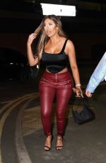 CHLOE FERRY Night Out in Newcastle 04/16/2021