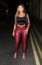 CHLOE FERRY Night Out in Newcastle 04/16/2021
