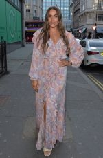 CHLOE ROSS Leaves Aqua Restaurant in Mayfair 04/22/2021