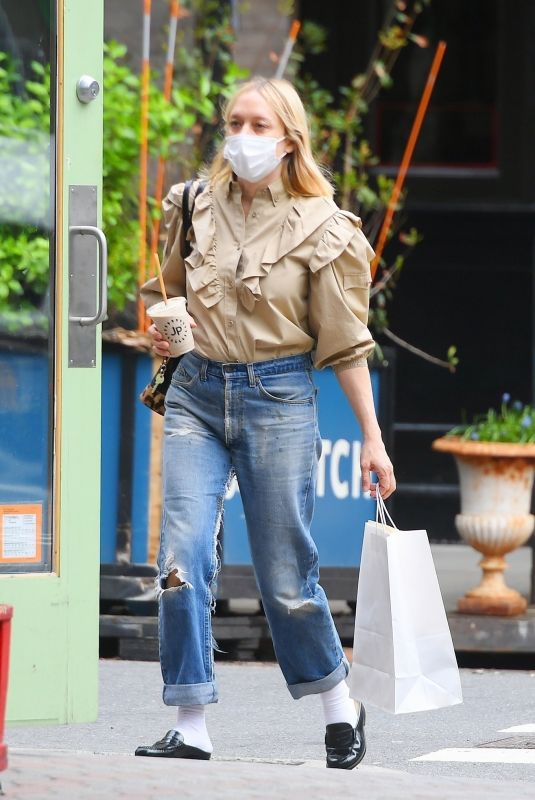 CHLOE SEVIGNY Out Shopping in New York 04/19/2021