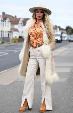 CHLOE SIM on the Set of The Only Way is Essex 04/11/2021