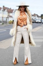 CHLOE SIM on the Set of The Only Way is Essex 04/11/2021