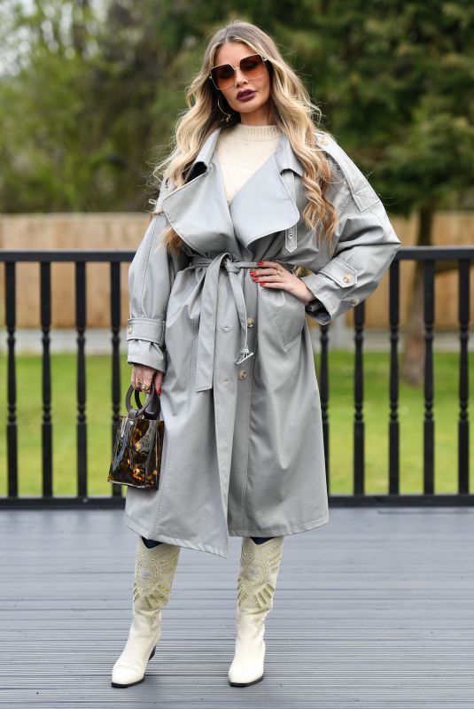 CHLOE SIMS on the Set of The Only Way is Essex 04/13/2021