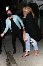 CHRISSY TEIGEN and John Legend Leaves Giorgio Baldi in Santa Monica 04/24/2021