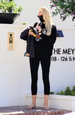 CHRISTINE QUINN Out and About in West Hollywood 03/31/2021