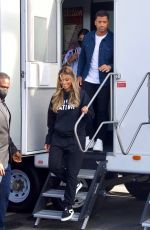 CIARA and Russell Wilson on the Set of Roll Up Your Sleeves 04/17/221