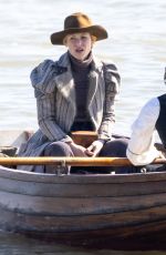 CLAIRE DANES on the Set of The Essex Serpent in London 03/31/2021