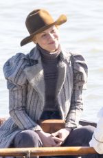 CLAIRE DANES on the Set of The Essex Serpent in London 03/31/2021