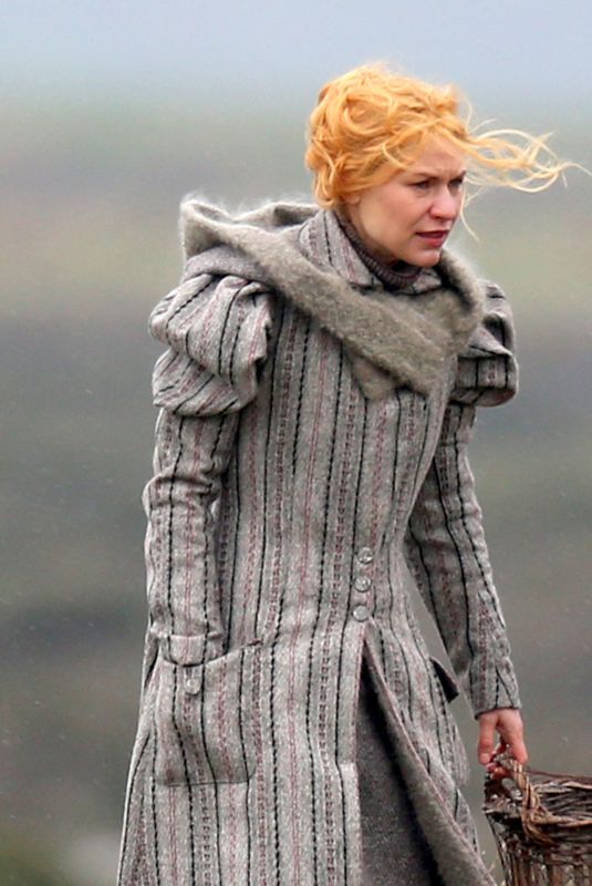 CLAIRE DANES on the Set of The Essex Serpent in London 04/09/2021