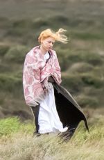 CLAIRE DANES on the Set of The Essex Serpent in London 04/09/2021