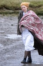 CLAIRE DANES on the Set of The Essex Serpent in London 04/09/2021