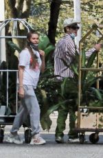 CLARA BERRY and KJ Apa Out in Vancouver 04/18/2021
