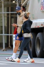 CLARE CRAWLEY and Dale Moss Out for Lunch in New York 04/08/2021