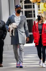 CLARE CRAWLEY Out for Her Dog in New York 03/30/2021