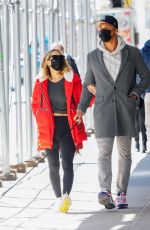 CLARE CRAWLEY Out for Her Dog in New York 03/30/2021
