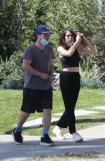 CLAUDIA TRAISAC Out for Coffee in Los Feliz 04/09/2021