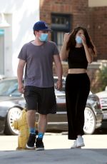 CLAUDIA TRAISAC Out for Coffee in Los Feliz 04/09/2021