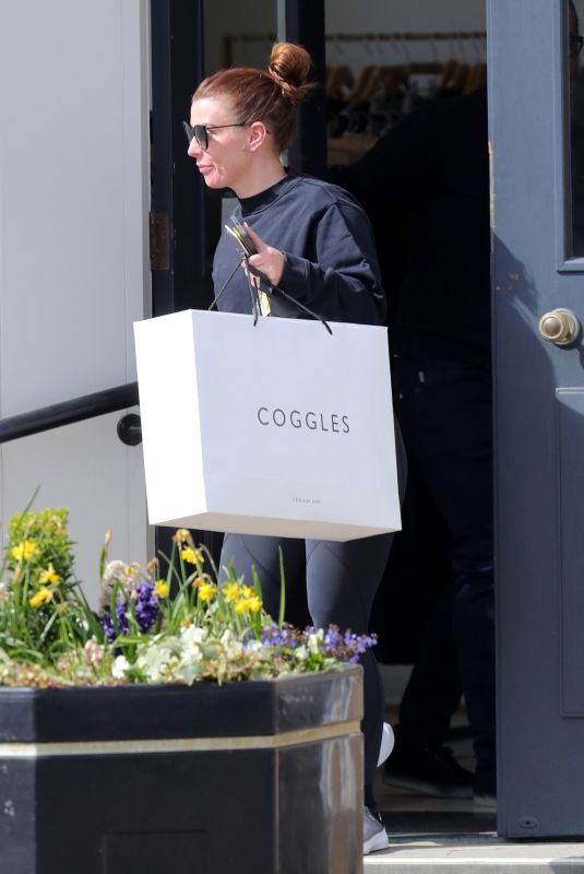 COLEEN ROONEY Out Shopping in Cheshire 04/13/2021