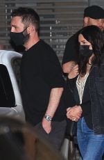 COURTENEY COX Out for Dinner at Nobu Restaurant in Malibu 04/06/2021