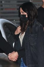 COURTENEY COX Out for Dinner at Nobu Restaurant in Malibu 04/06/2021