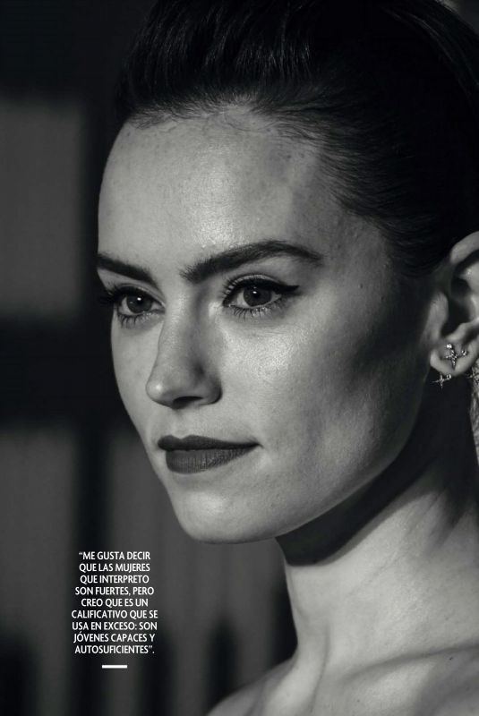DAISY RIDLEY in Fotogramas Magazine, April 2021