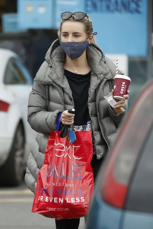 DANI DYER Out Shopping in London 04/21/2021