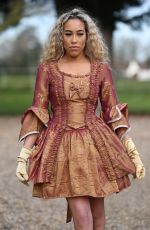 DANI IMBERT on the Set of The Only Way is Essex 04/18/2021