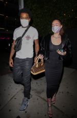 DANIELLE BREGOLI Out for Dinner in Los Angeles 04/07/2021
