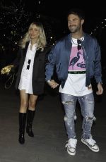 DANIELLE FOGARTY and ©e Ross Worswick at The Ivy in Manchester 04/17/2021