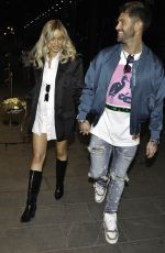 DANIELLE FOGARTY and ©e Ross Worswick at The Ivy in Manchester 04/17/2021