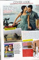 DEMI LOVATO and Jone Jonas in Teen Vogue Magazine, August 2010