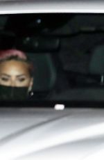 DEMI LOVATO and NOAH CYRIS Night Out in Malibu 02/23/2021
